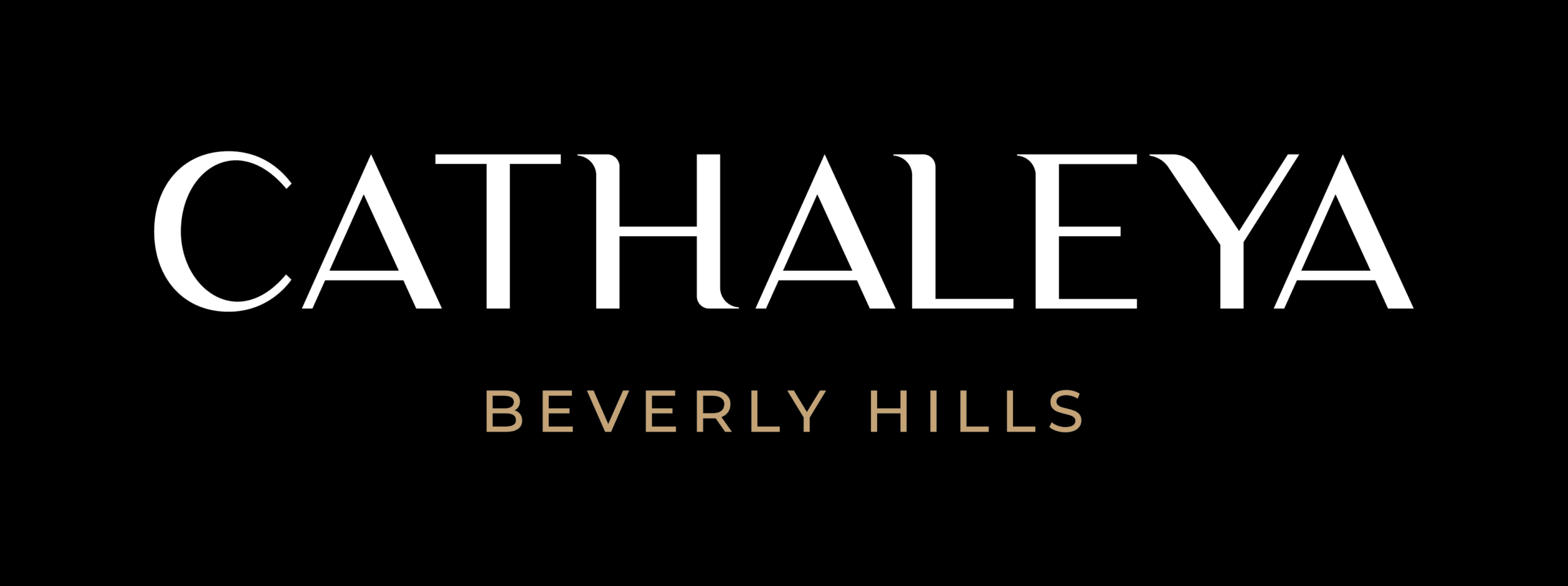 CATHALEYA Beverly Hills business card brand application.